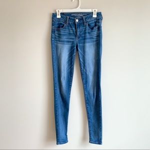 American Eagle Super Stretch Long Skinny Jeans
